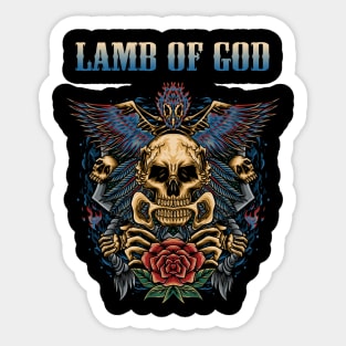 LAMB OF GOD BAND XMAS Sticker